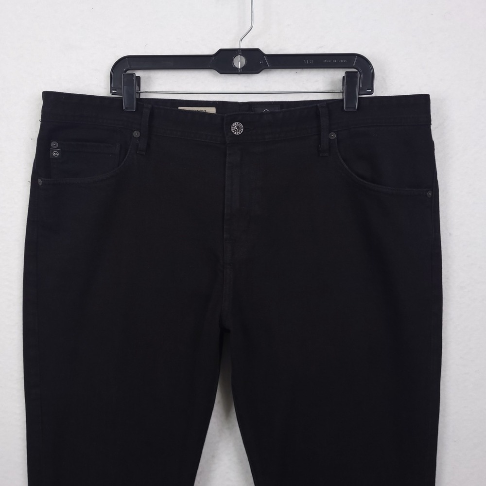 AG Adriano Goldschmied The Graduate Jeans Mens Black Size 40x34 Fit 40x30 - Picture 9 of 16